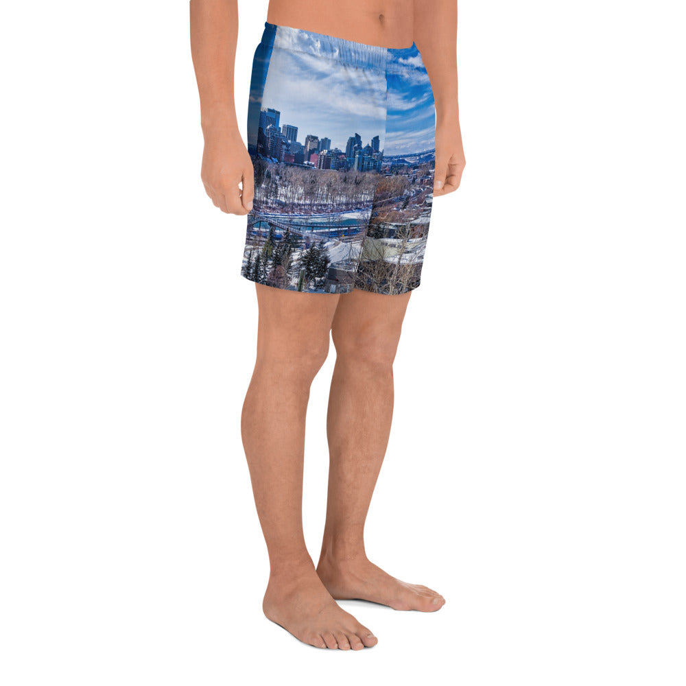 Men's Recycled Athletic Shorts - McHugh Bluff Winter HDR