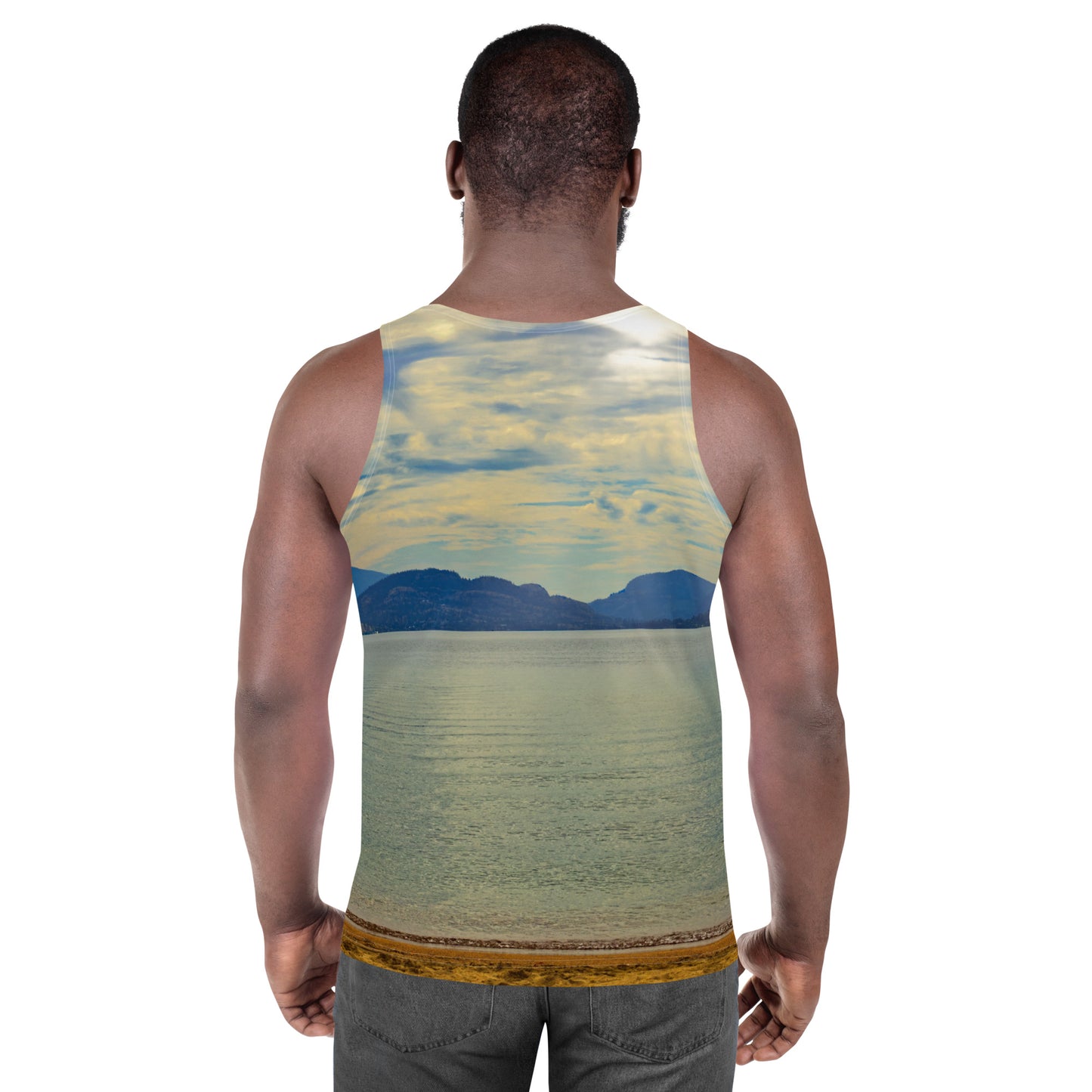 Men's All-Over Tank Top - Penticton Skaha Lake