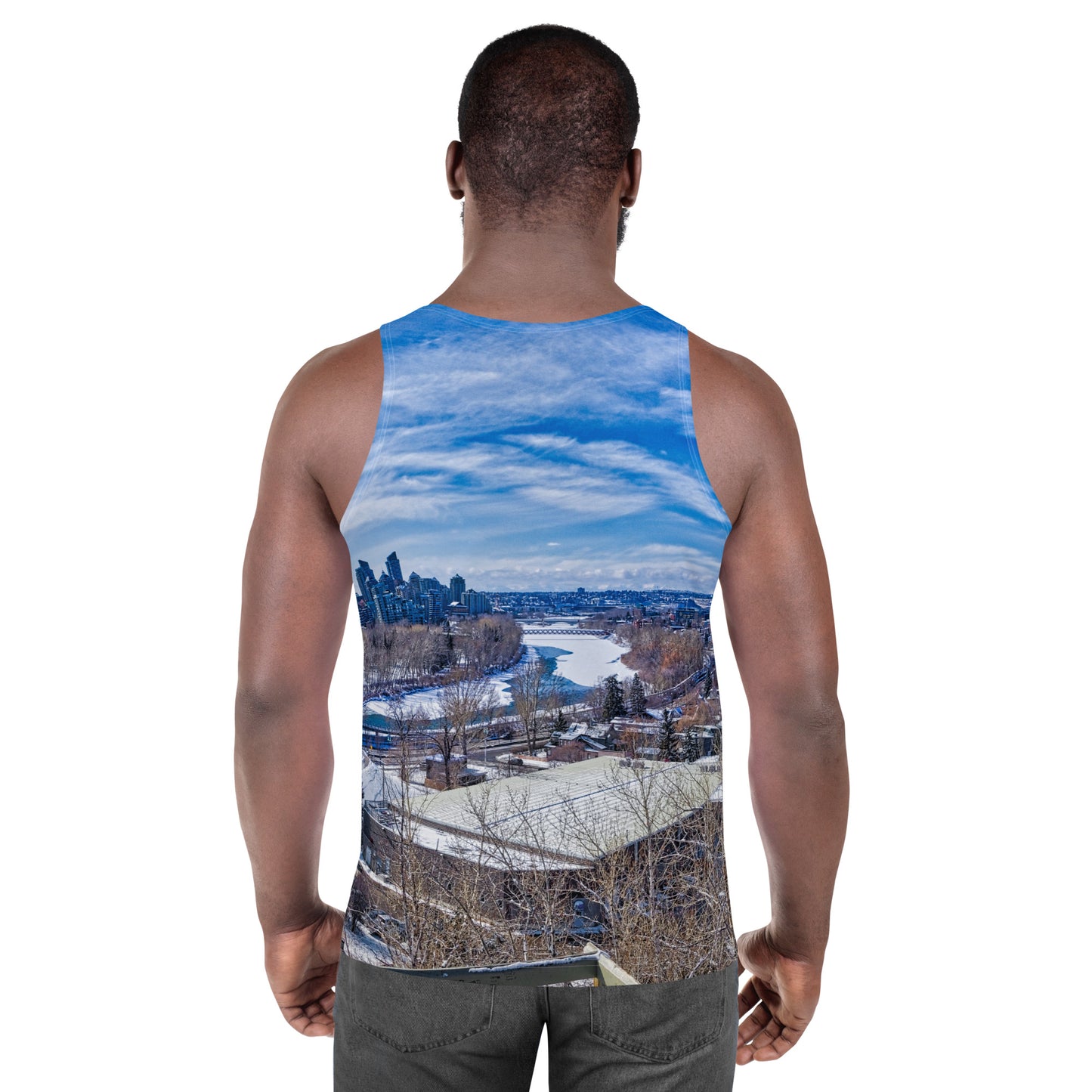 Men's All-Over Tank Top - McHugh Bluff Winter HDR