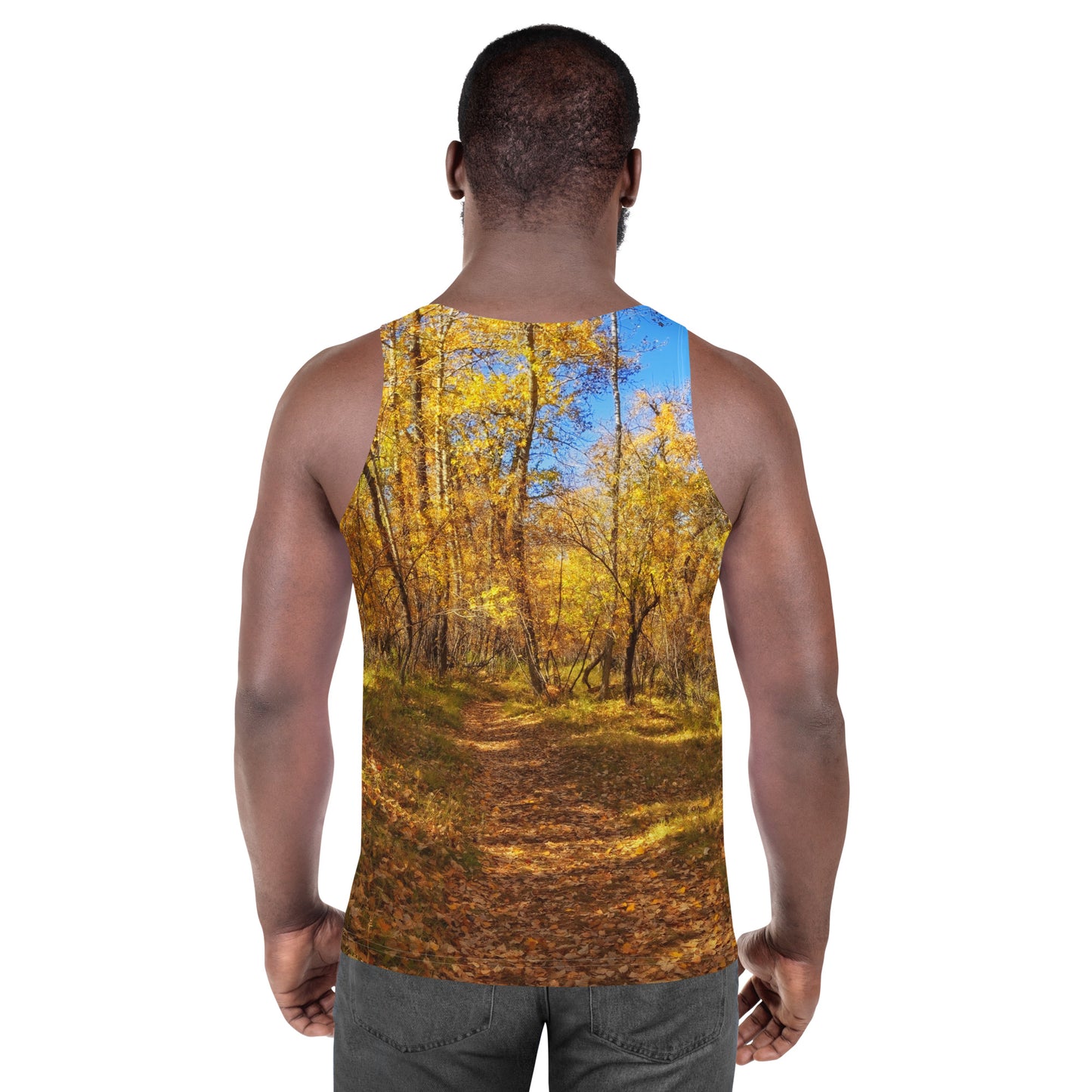 Men's All-Over Tank Top - Carburn Park Fall Colours
