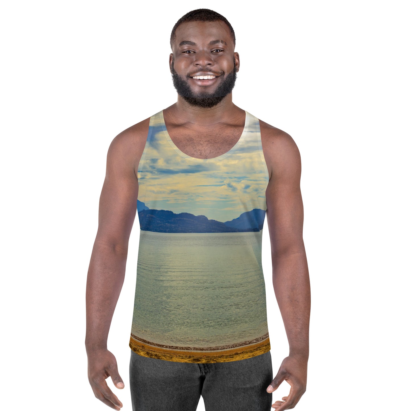 Men's All-Over Tank Top - Penticton Skaha Lake
