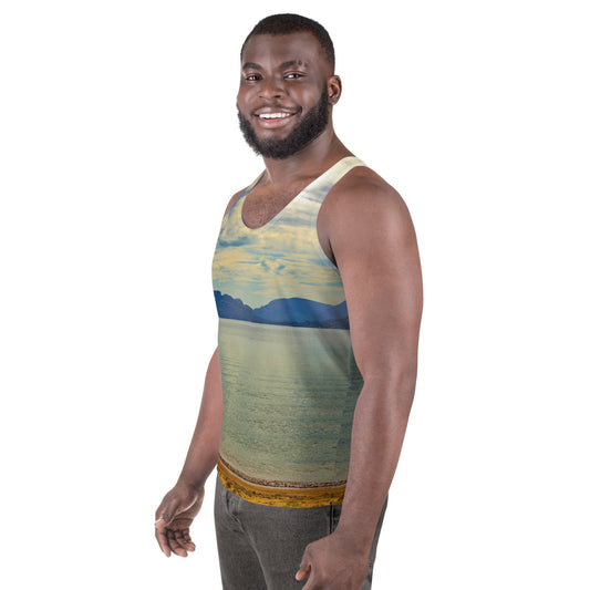 Men's All-Over Tank Top - Penticton Skaha Lake