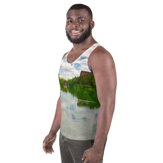 Men's All-Over Tank Top - Bowness Park Lagoon
