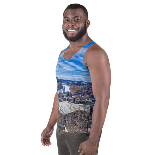 Men's All-Over Tank Top - McHugh Bluff Winter HDR