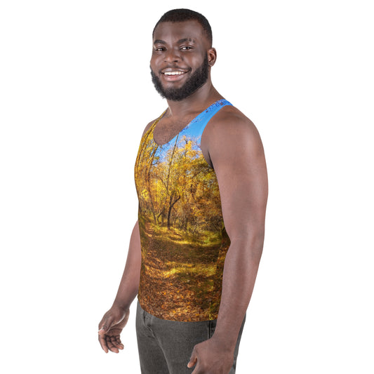 Men's All-Over Tank Top - Carburn Park Fall Colours