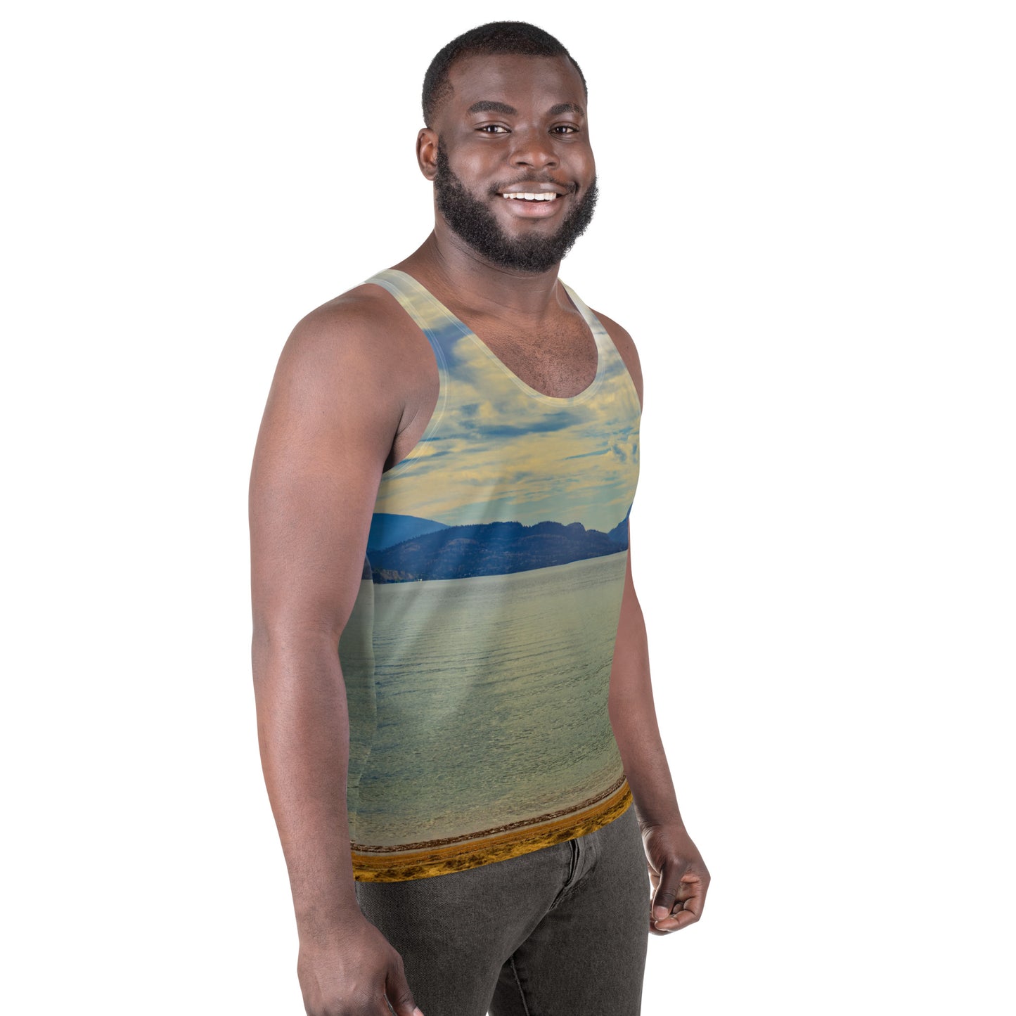 Men's All-Over Tank Top - Penticton Skaha Lake