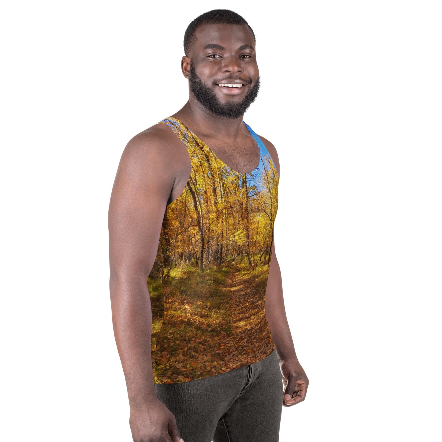 Men's All-Over Tank Top - Carburn Park Fall Colours