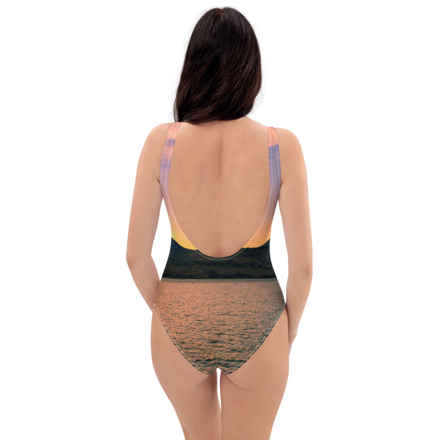 One-Piece Swimsuit - Penticton Okanagan Lake Sunset