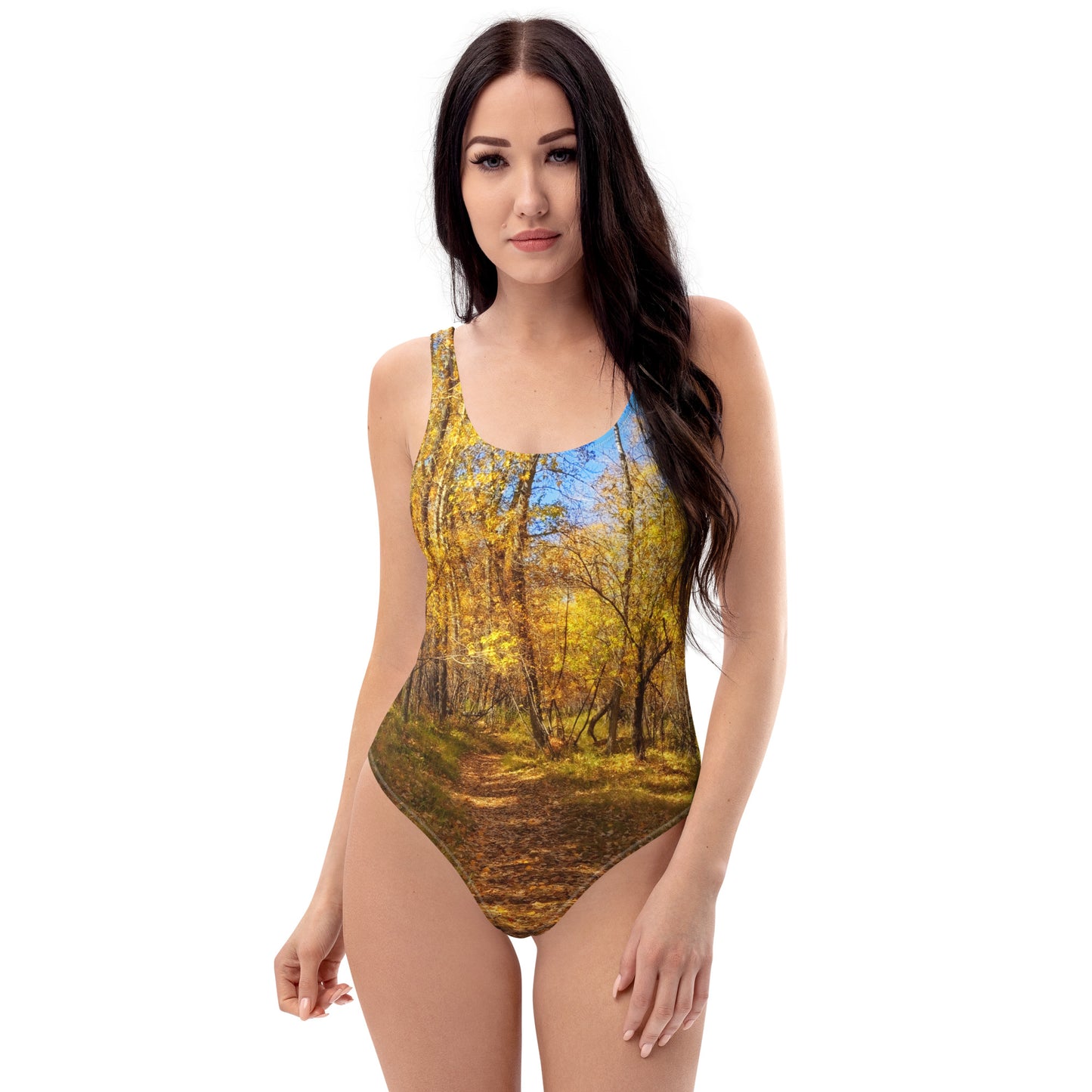 One-Piece Swimsuit - Carburn Park Fall Colours