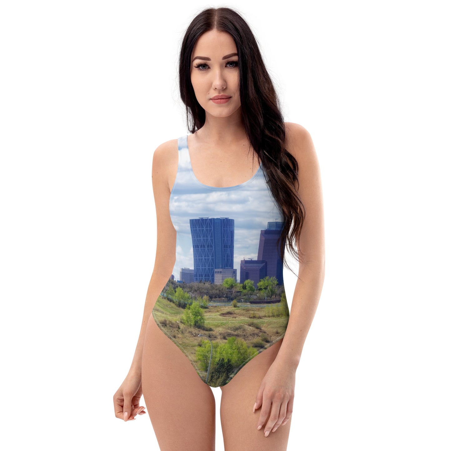 One-Piece Swimsuit - Downtown Calgary Vista Heights Hill