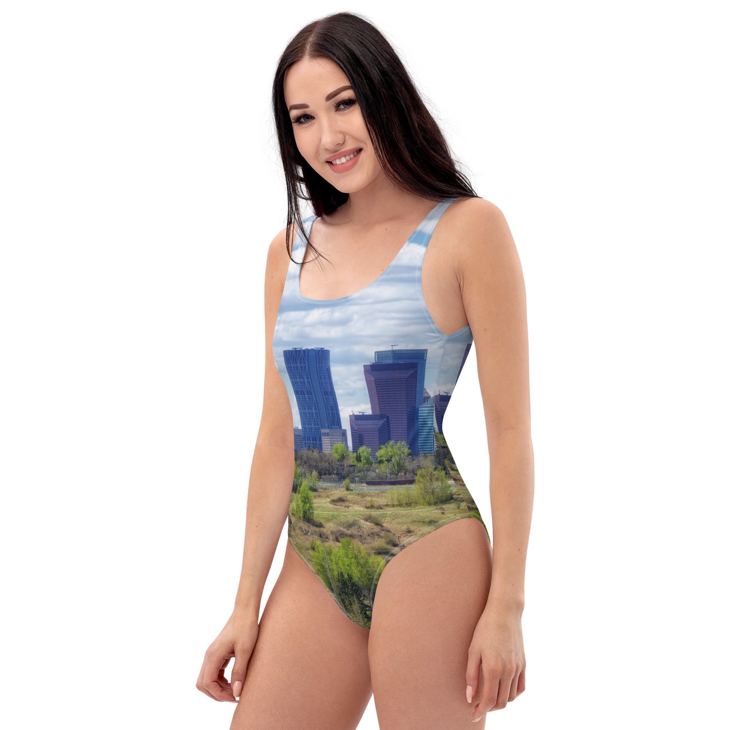 One-Piece Swimsuit - Downtown Calgary Vista Heights Hill