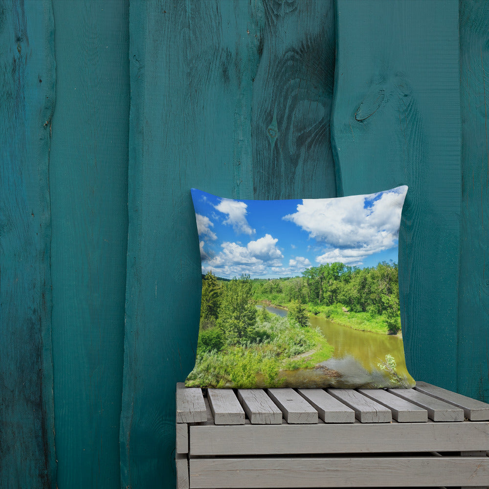 Premium Pillow - Fish Creek Park Votier's Flats Lookout