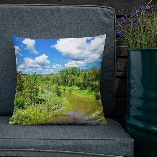 Premium Pillow - Fish Creek Park Votier's Flats Lookout