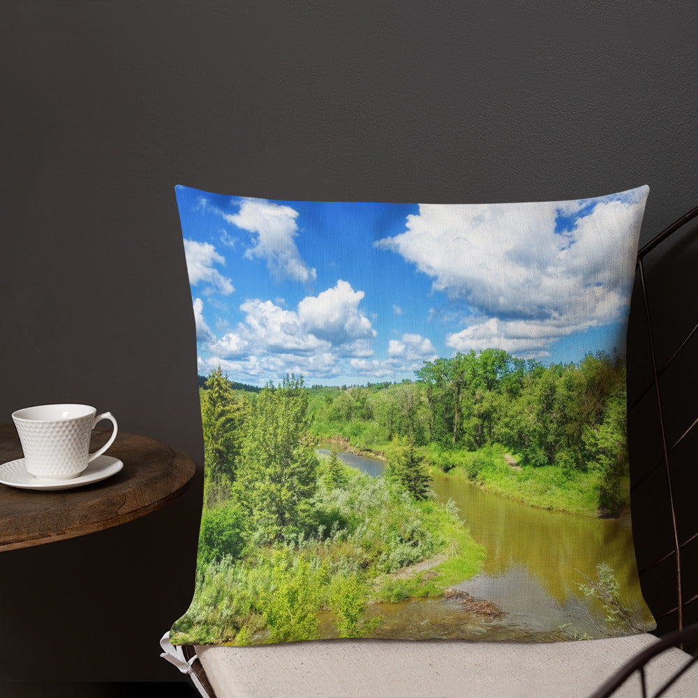 Premium Pillow - Fish Creek Park Votier's Flats Lookout