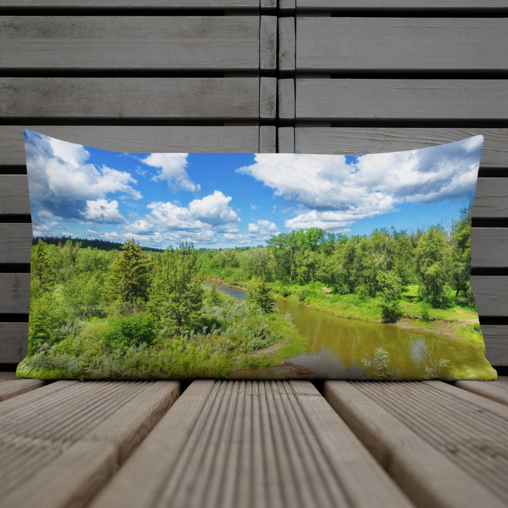 Premium Pillow - Fish Creek Park Votier's Flats Lookout