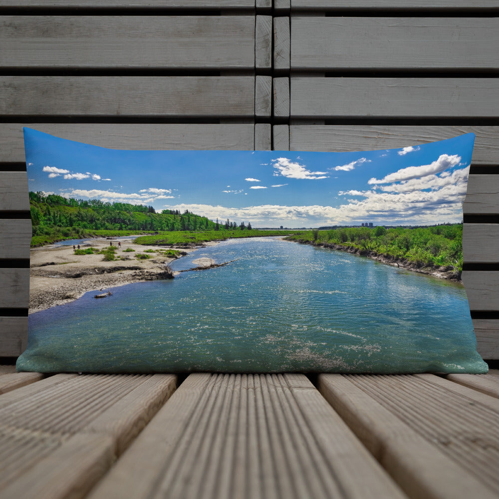 Premium Pillow - Elbow River Weaselhead