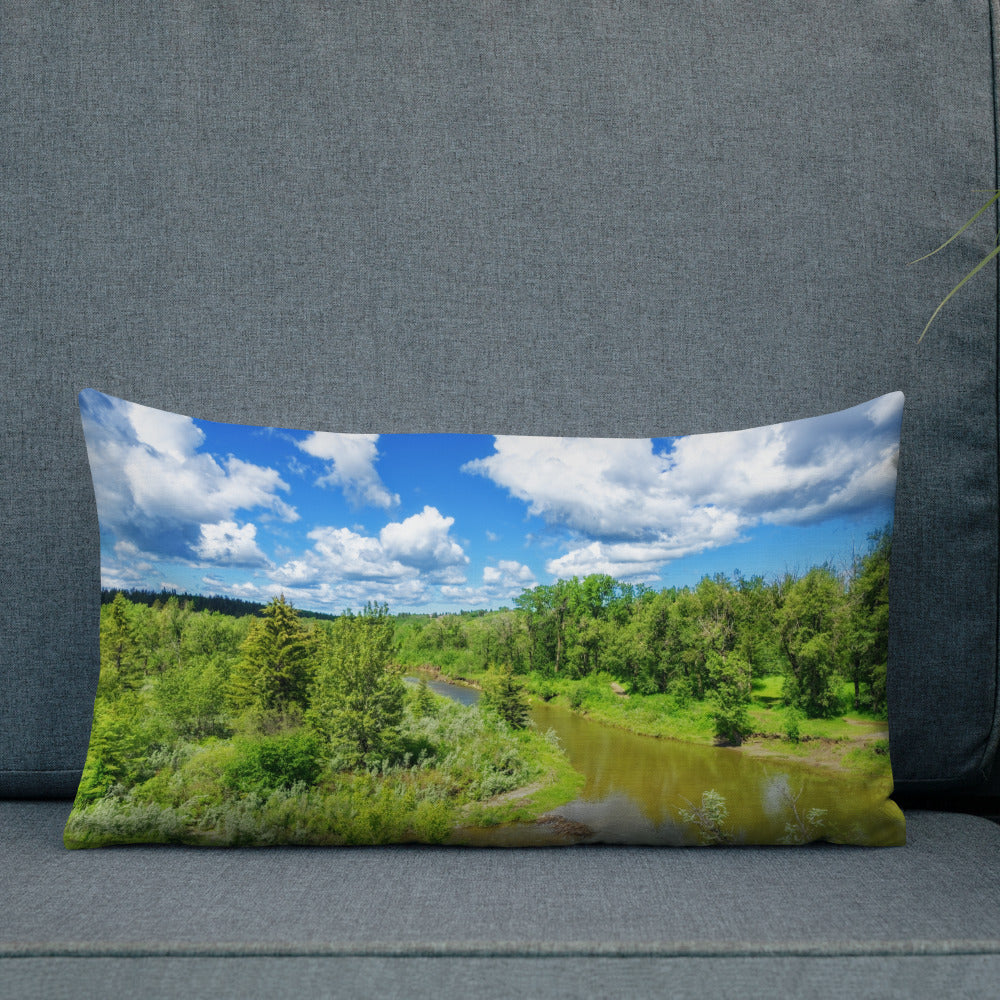 Premium Pillow - Fish Creek Park Votier's Flats Lookout
