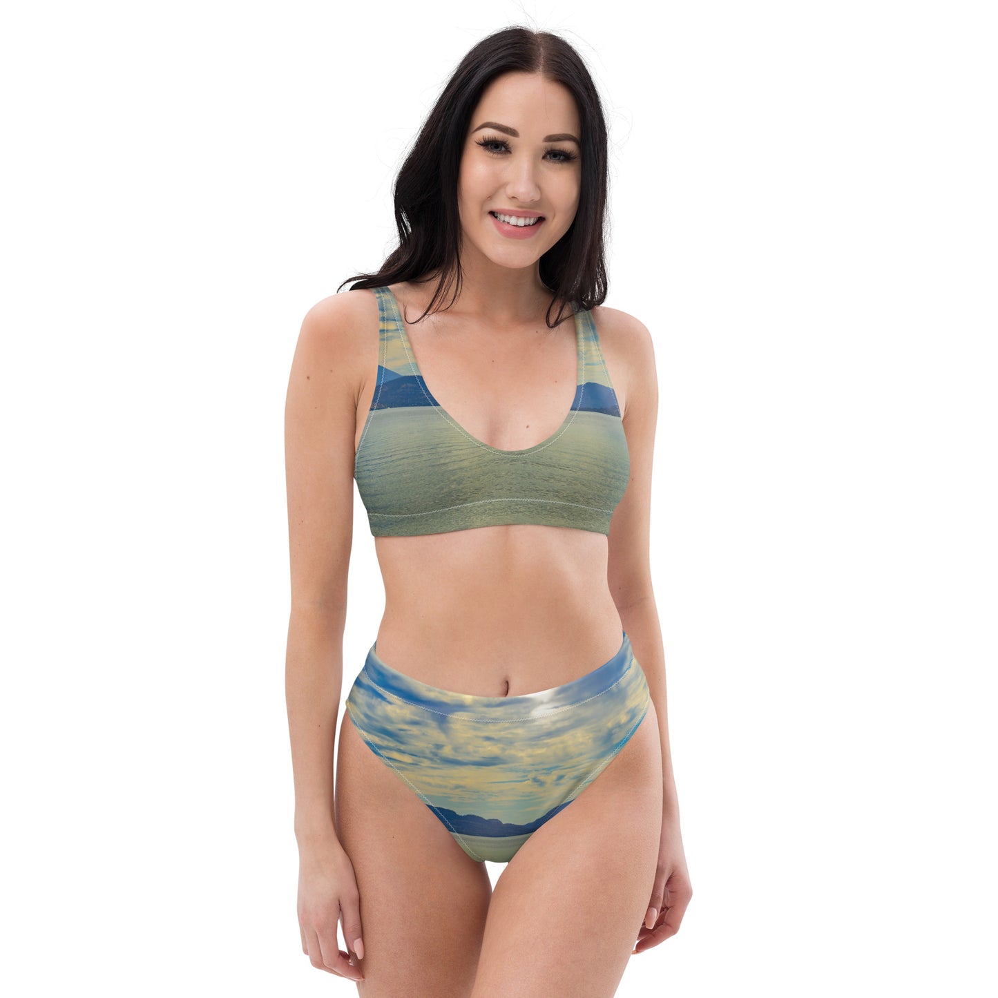 Recycled High-Waisted Bikini - Penticton Skaha Lake