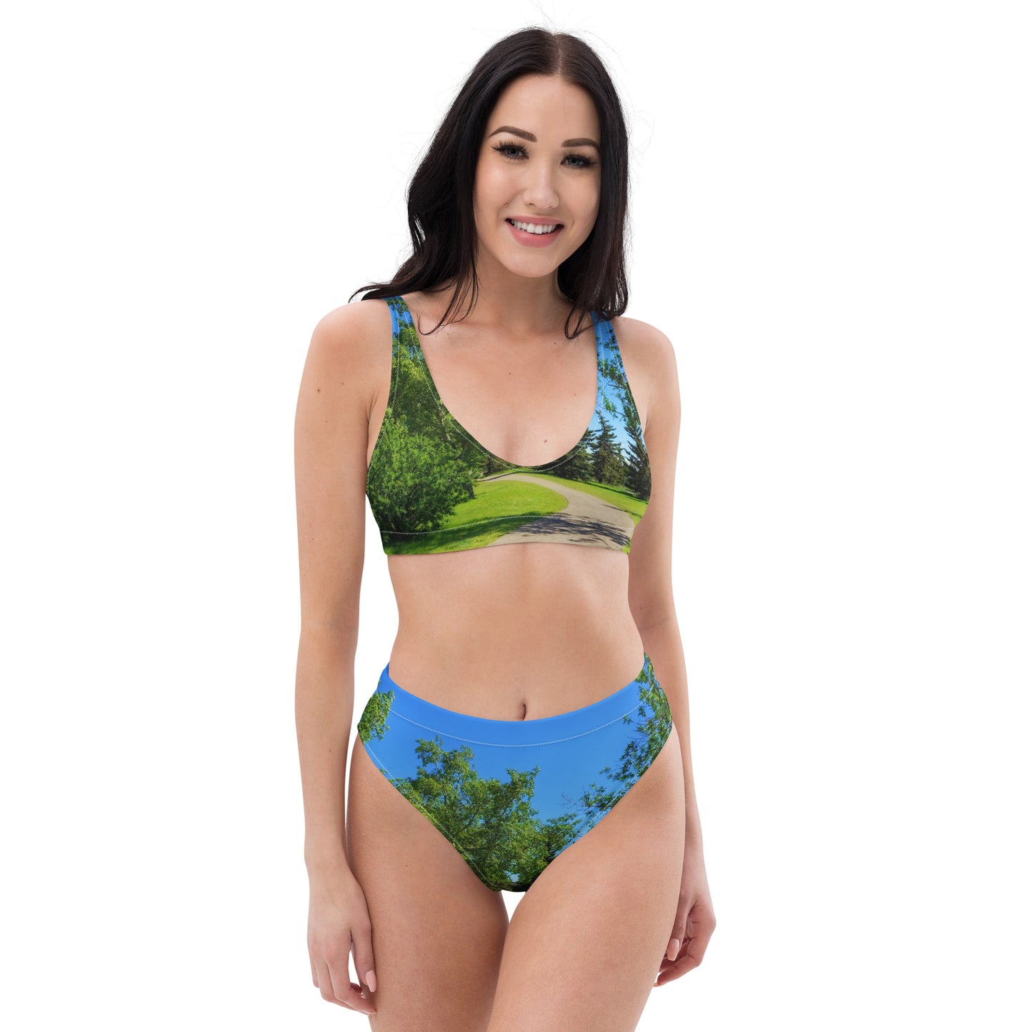 Recycled High-Waisted Bikini - Calgary in the Summer