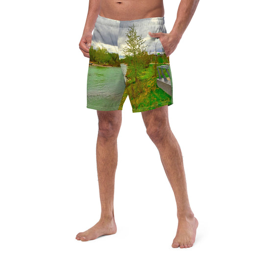 Men's Swim Trunks - Calgary Bow River East Village