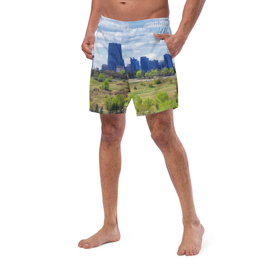 Men's Swim Trunks - Downtown Calgary Vista Heights Hill