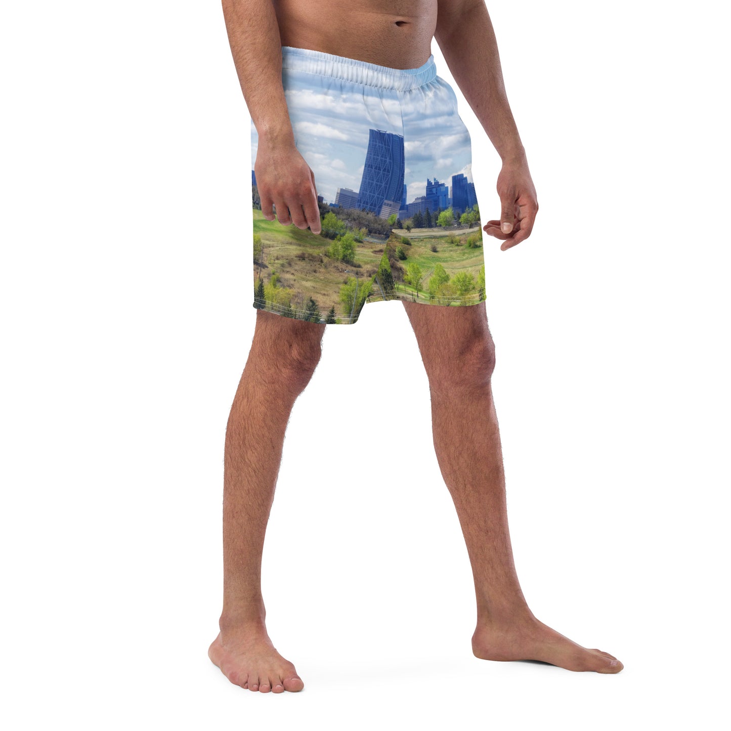 Men's Swim Trunks - Downtown Calgary Vista Heights Hill