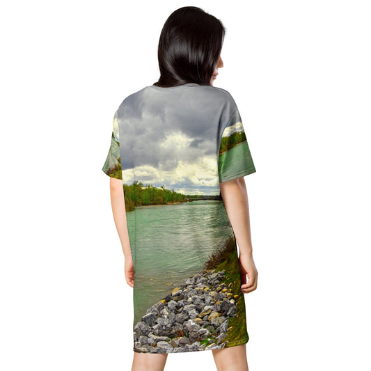 All-Over T-shirt Dress - Calgary Bow River East Village