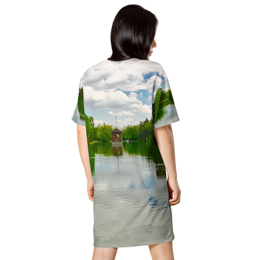 All-Over T-Shirt Dress - Bowness Park Lagoon