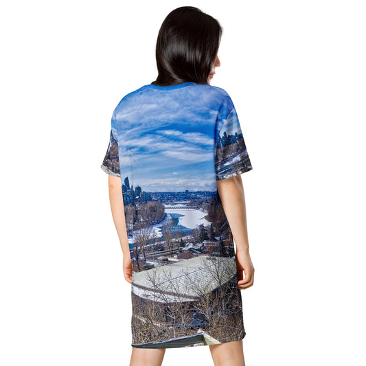 All-Over T-Shirt Dress - McHugh Bluff Winter HDR