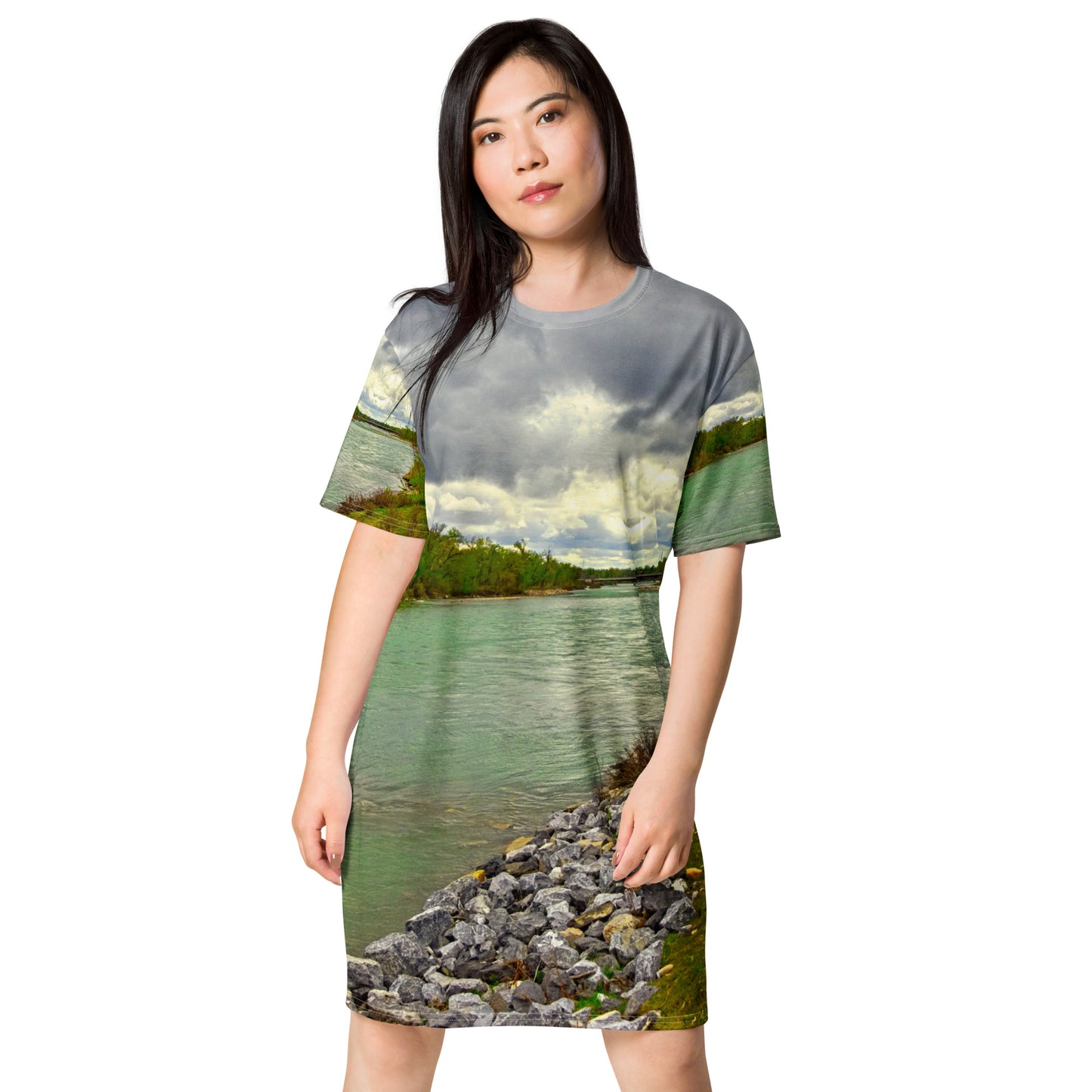 All-Over T-shirt Dress - Calgary Bow River East Village