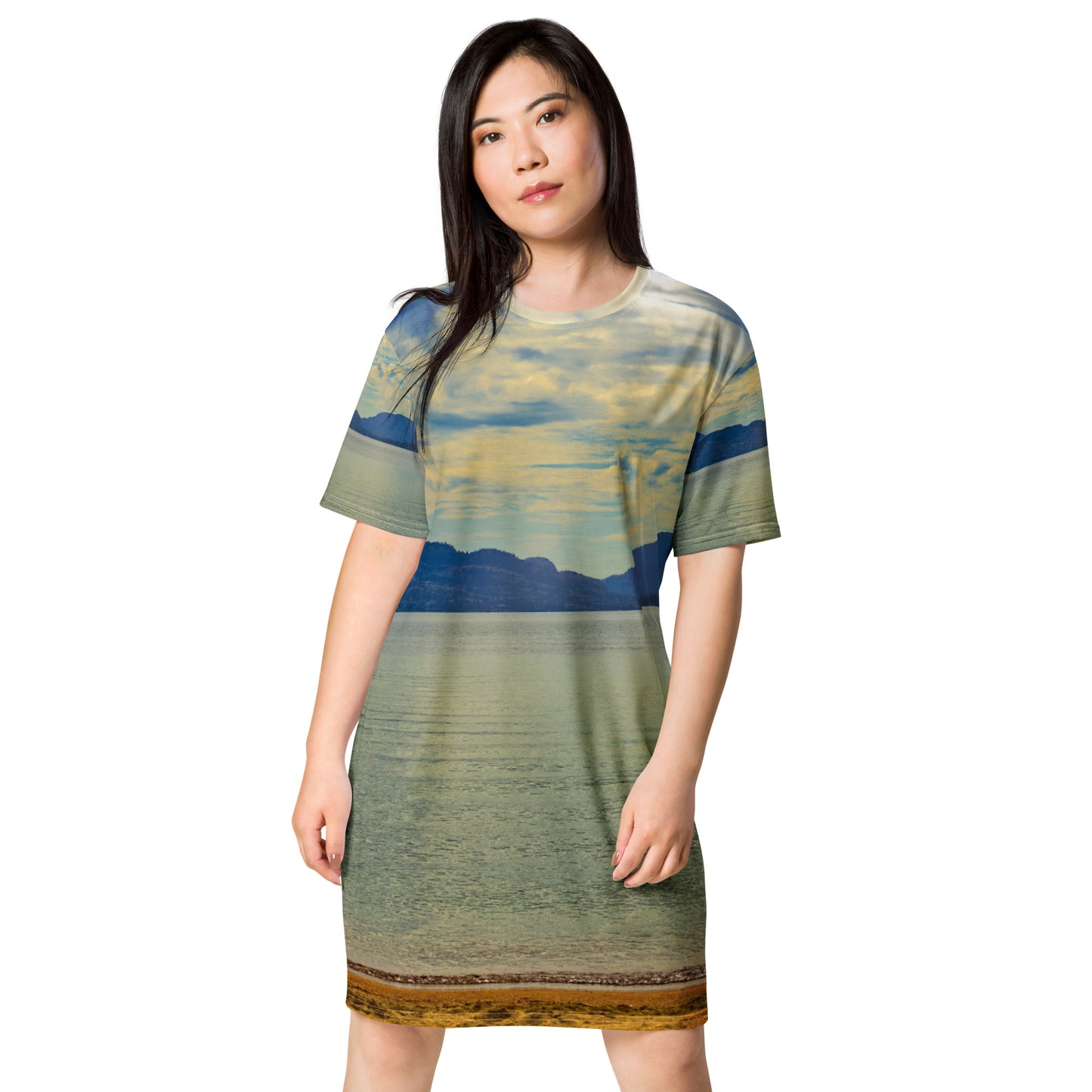 All-Over T-Shirt Dress - Penticton Skaha Lake