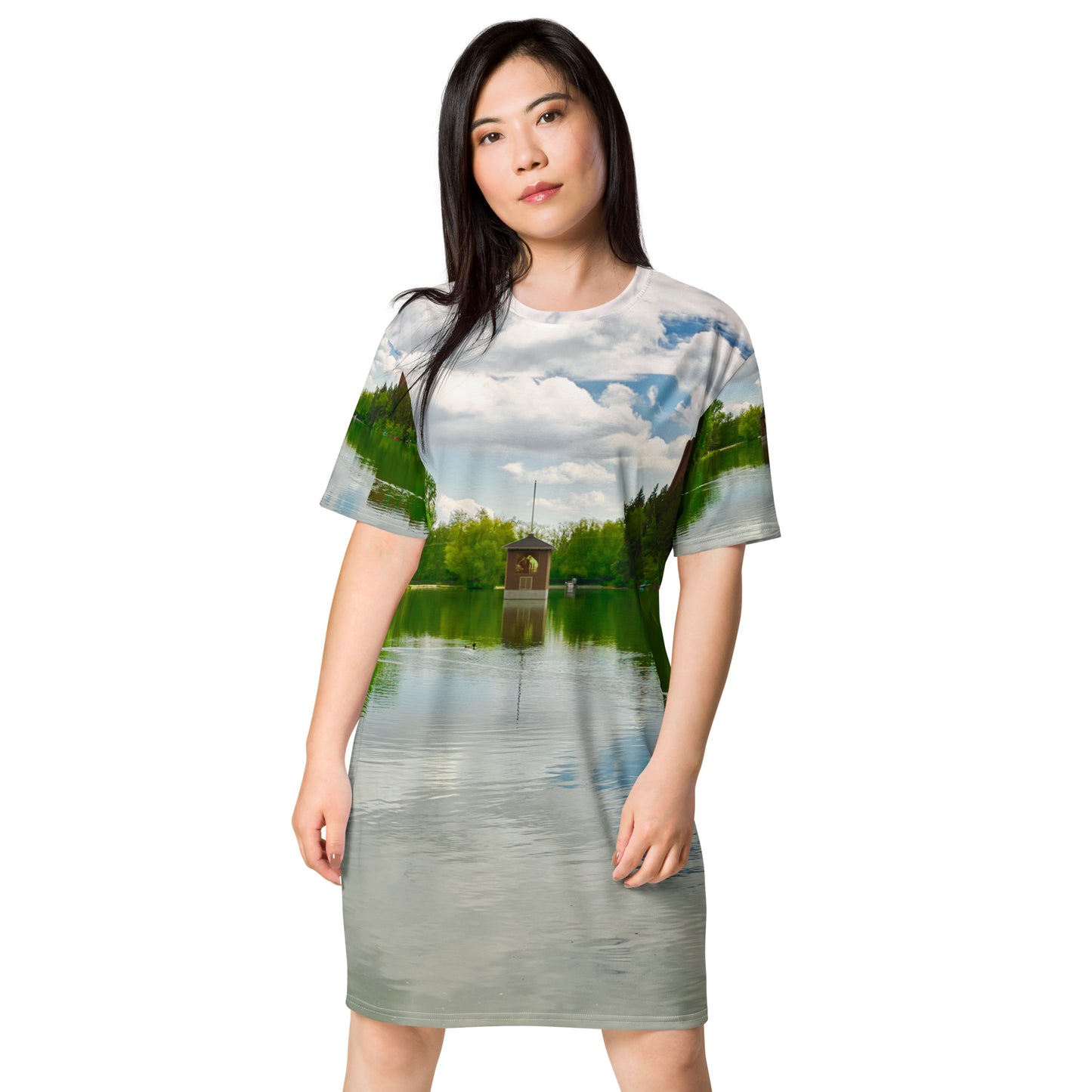 All-Over T-Shirt Dress - Bowness Park Lagoon