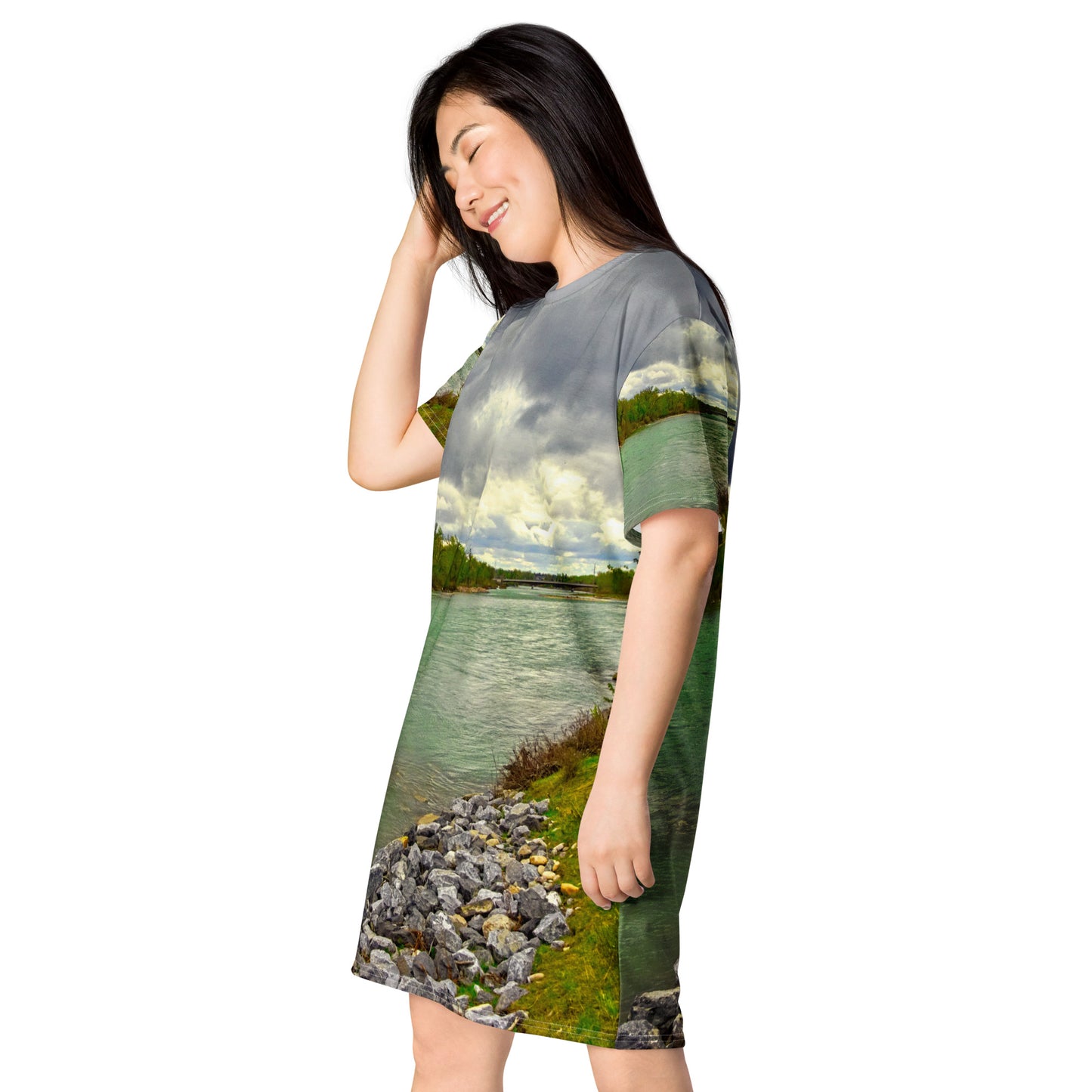 All-Over T-shirt Dress - Calgary Bow River East Village