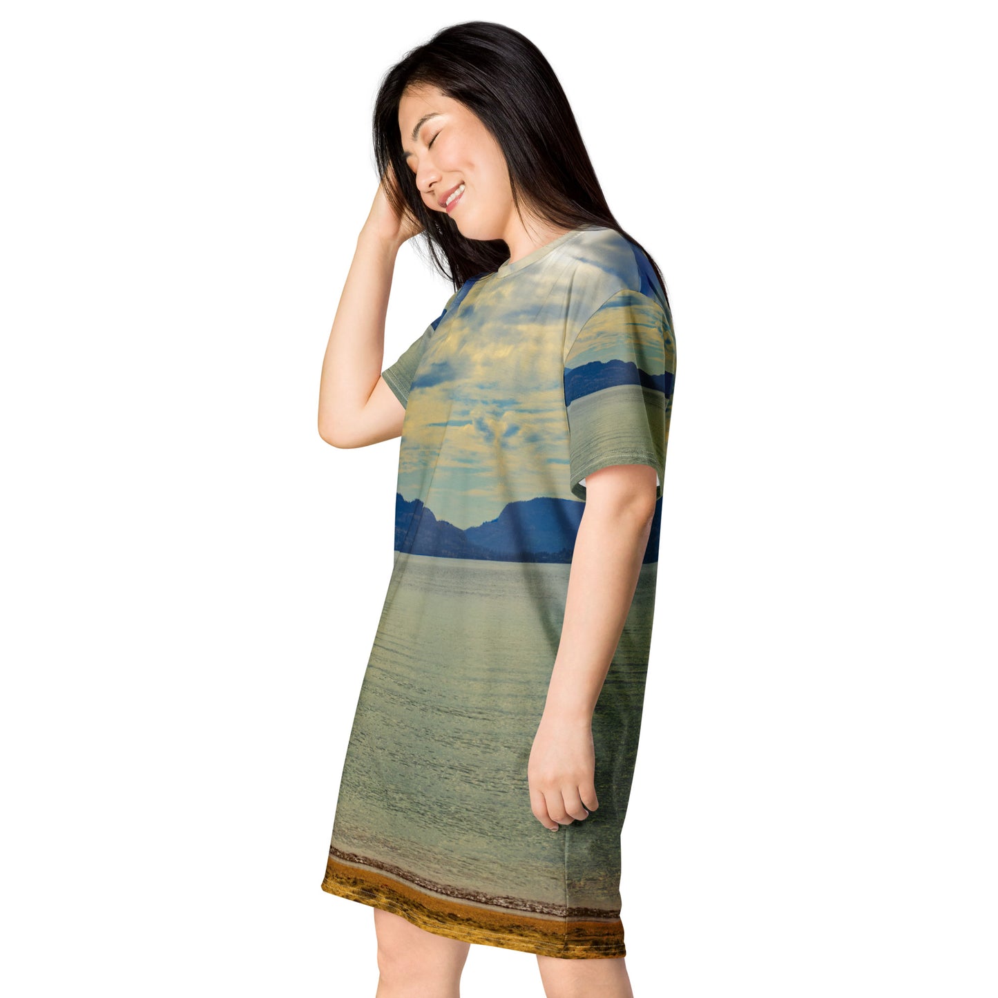All-Over T-Shirt Dress - Penticton Skaha Lake