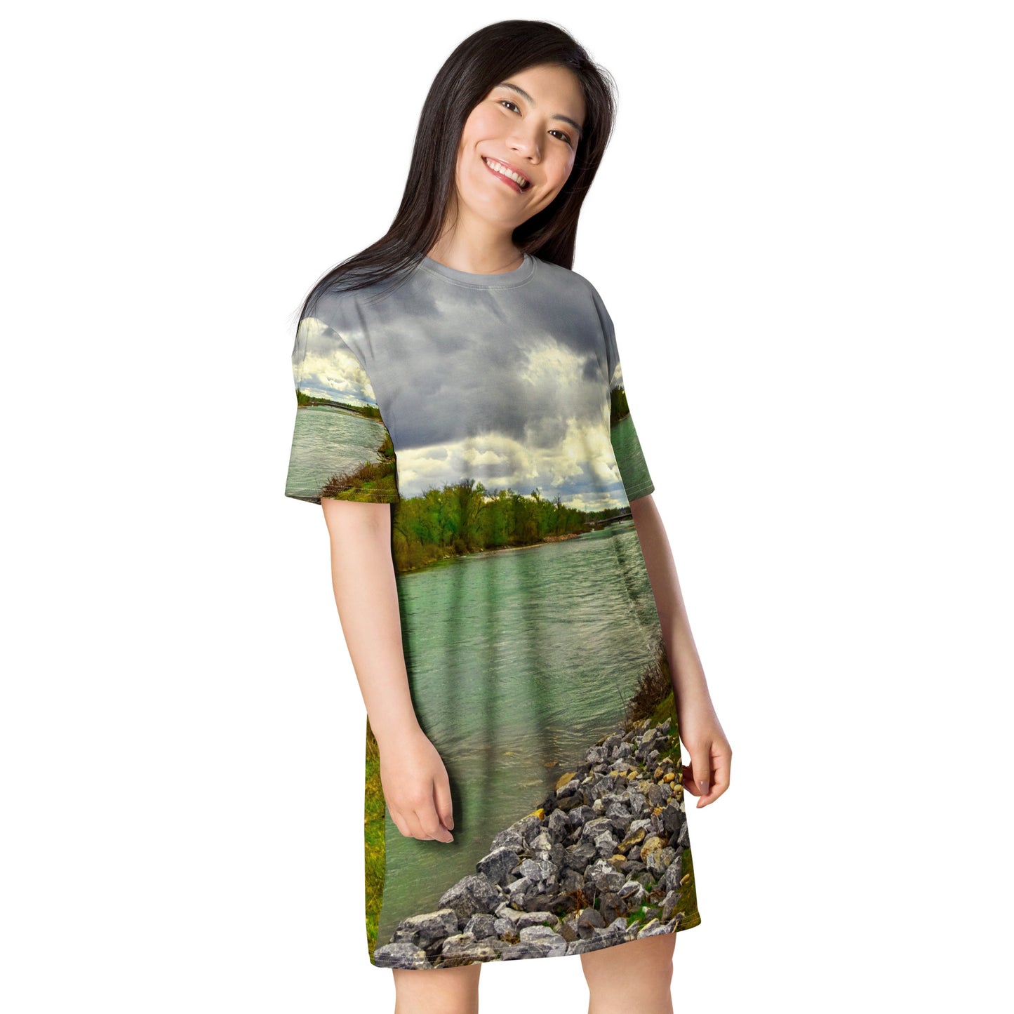 All-Over T-shirt Dress - Calgary Bow River East Village