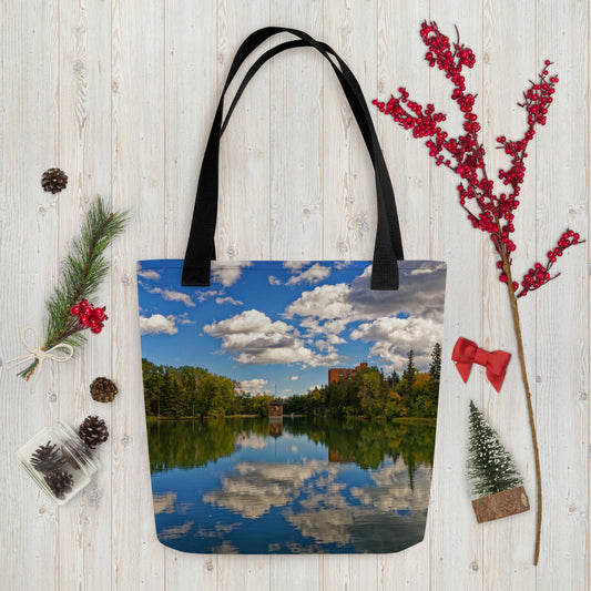 All-Over Tote Bag - Bowness Park Lagoon Fall