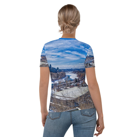 Women's All-Over T-shirt - McHugh Bluff Winter HDR