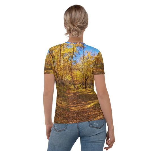 Women's All-Over T-shirt - Carburn Park Fall Colours