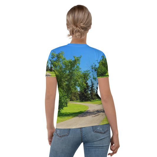 Women's All-Over T-shirt - Calgary in the Summer