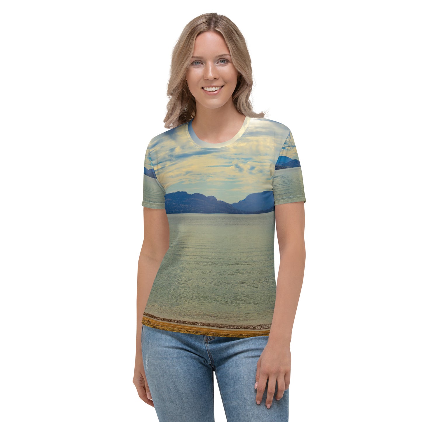 Women's All-Over T-shirt - Penticton Skaha Lake