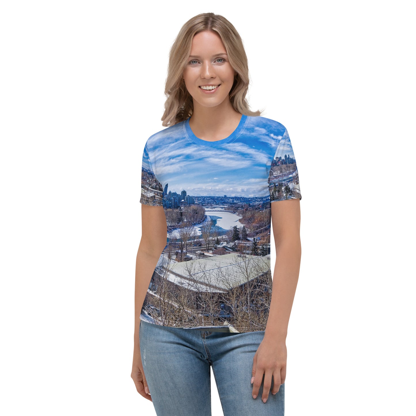 Women's All-Over T-shirt - McHugh Bluff Winter HDR