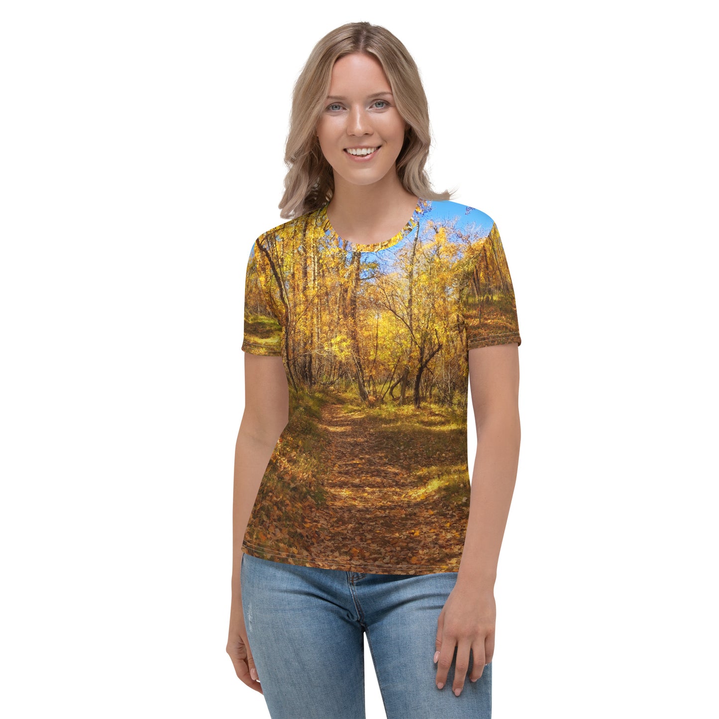 Women's All-Over T-shirt - Carburn Park Fall Colours