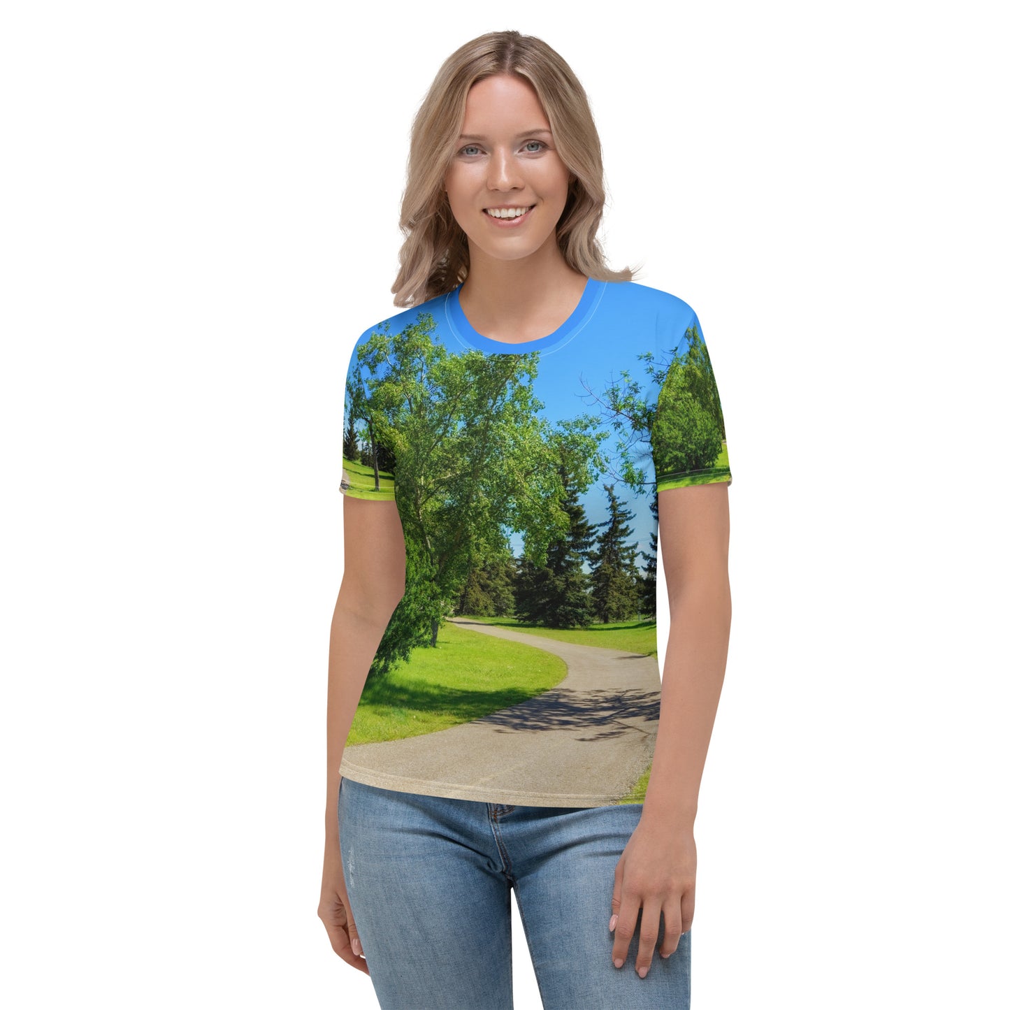 Women's All-Over T-shirt - Calgary in the Summer