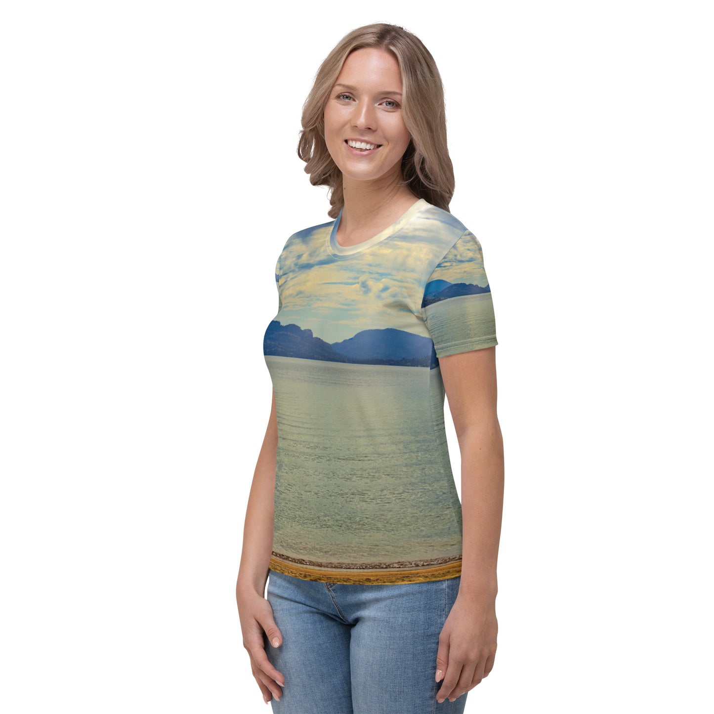 Women's All-Over T-shirt - Penticton Skaha Lake