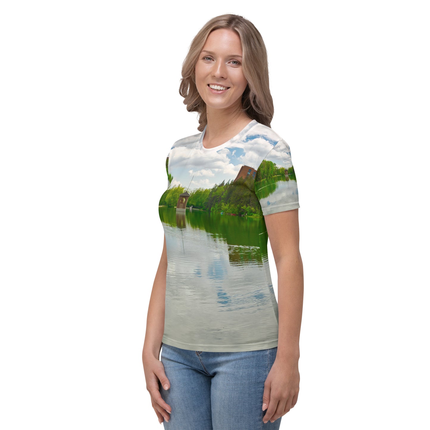 Women's All-Over T-shirt - Bowness Park Lagoon