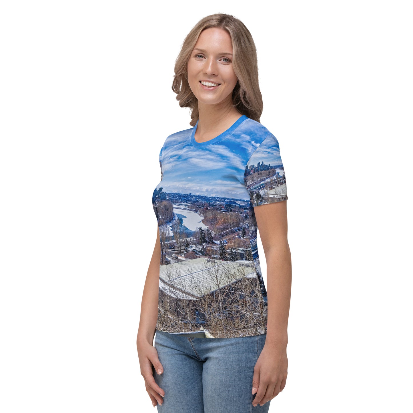 Women's All-Over T-shirt - McHugh Bluff Winter HDR