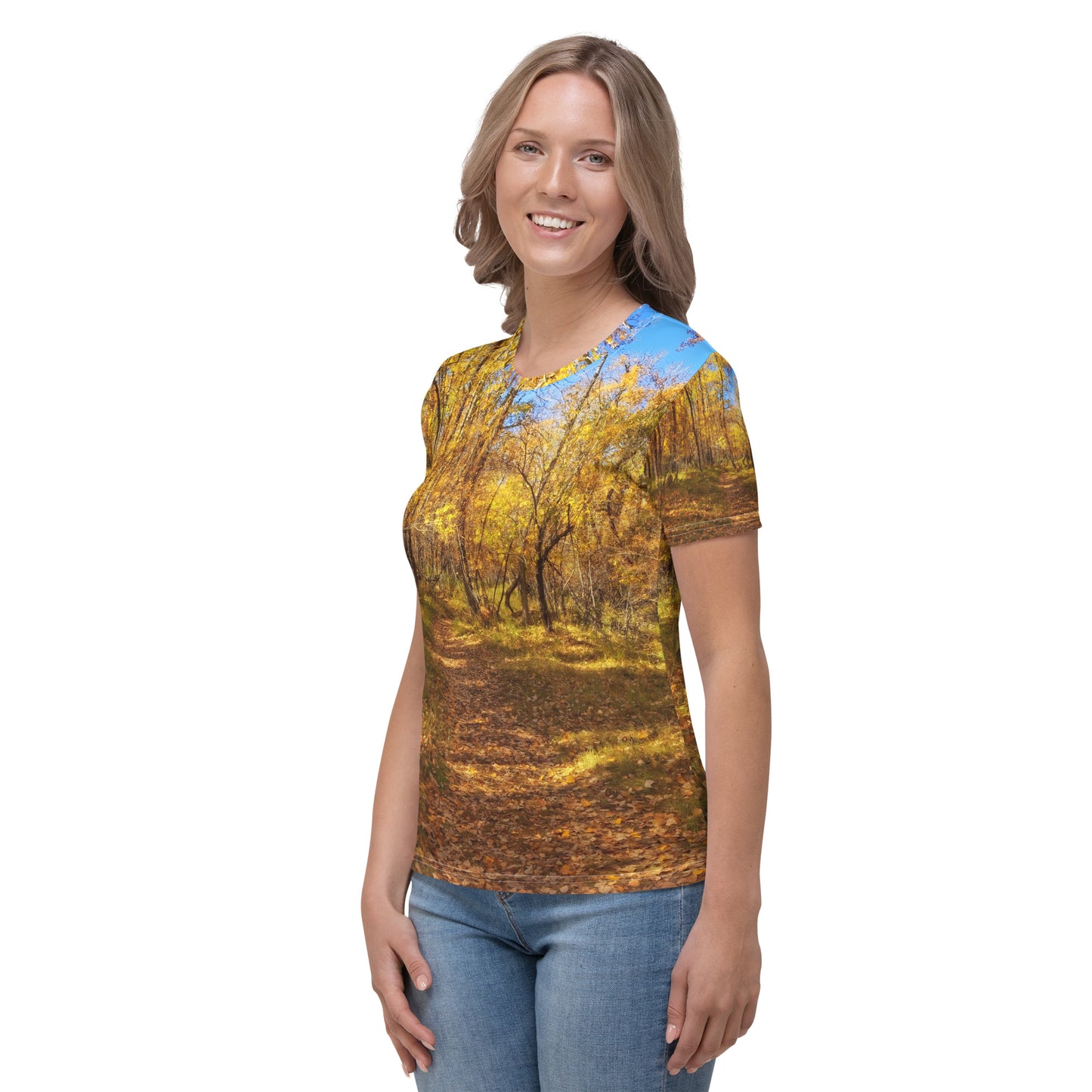 Women's All-Over T-shirt - Carburn Park Fall Colours