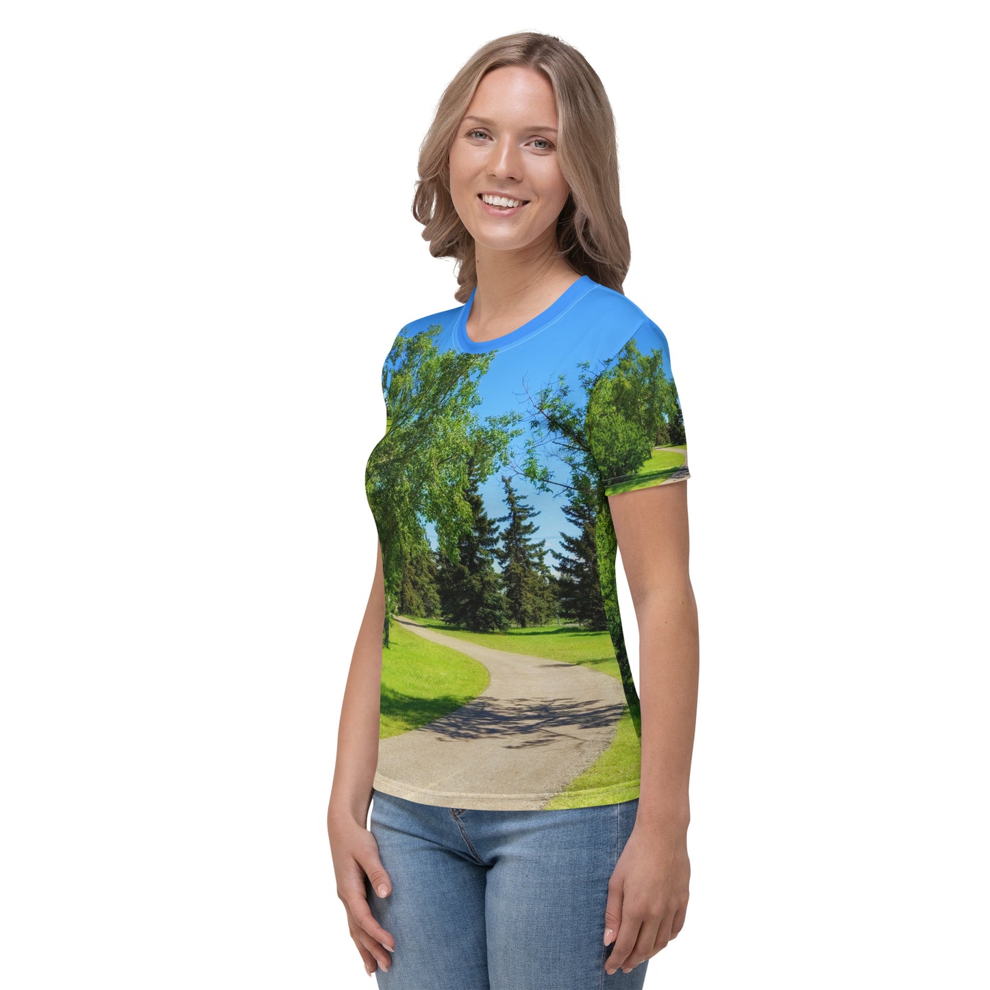 Women's All-Over T-shirt - Calgary in the Summer