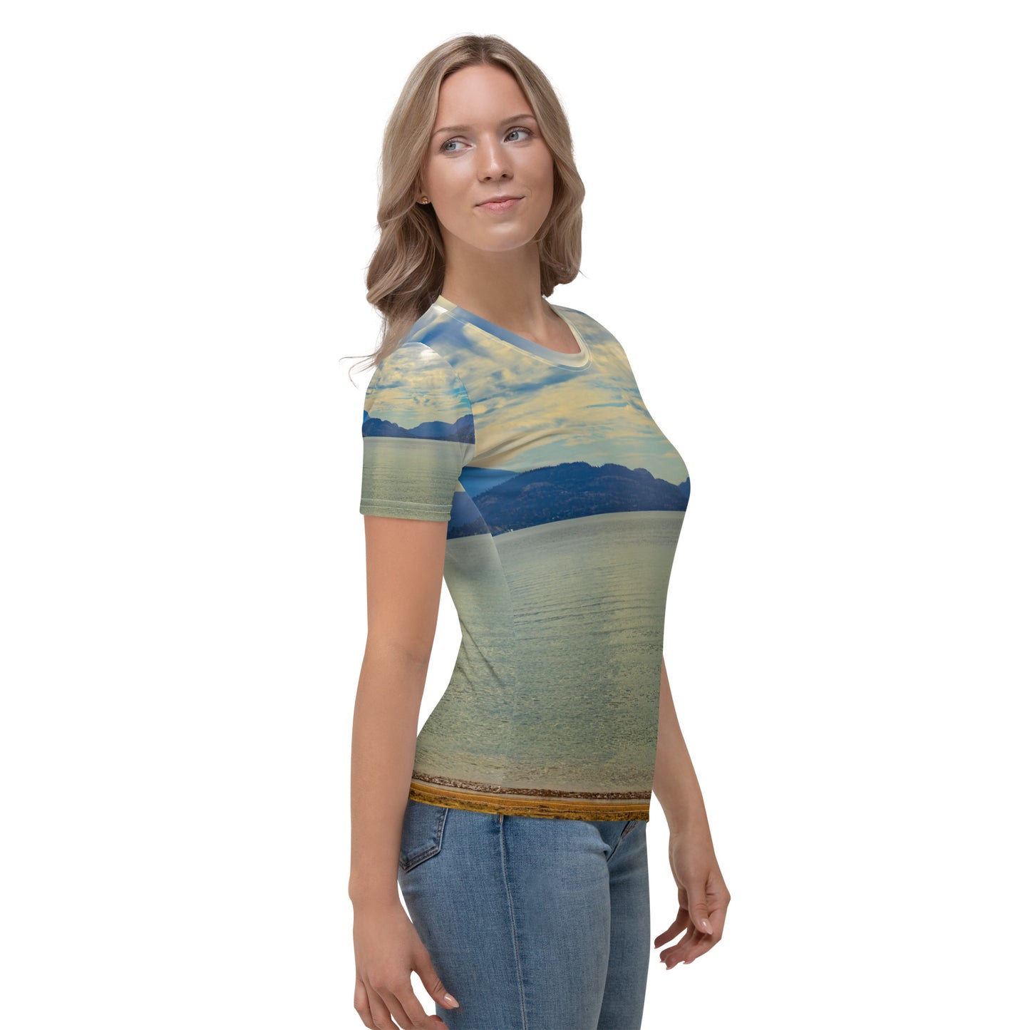 Women's All-Over T-shirt - Penticton Skaha Lake