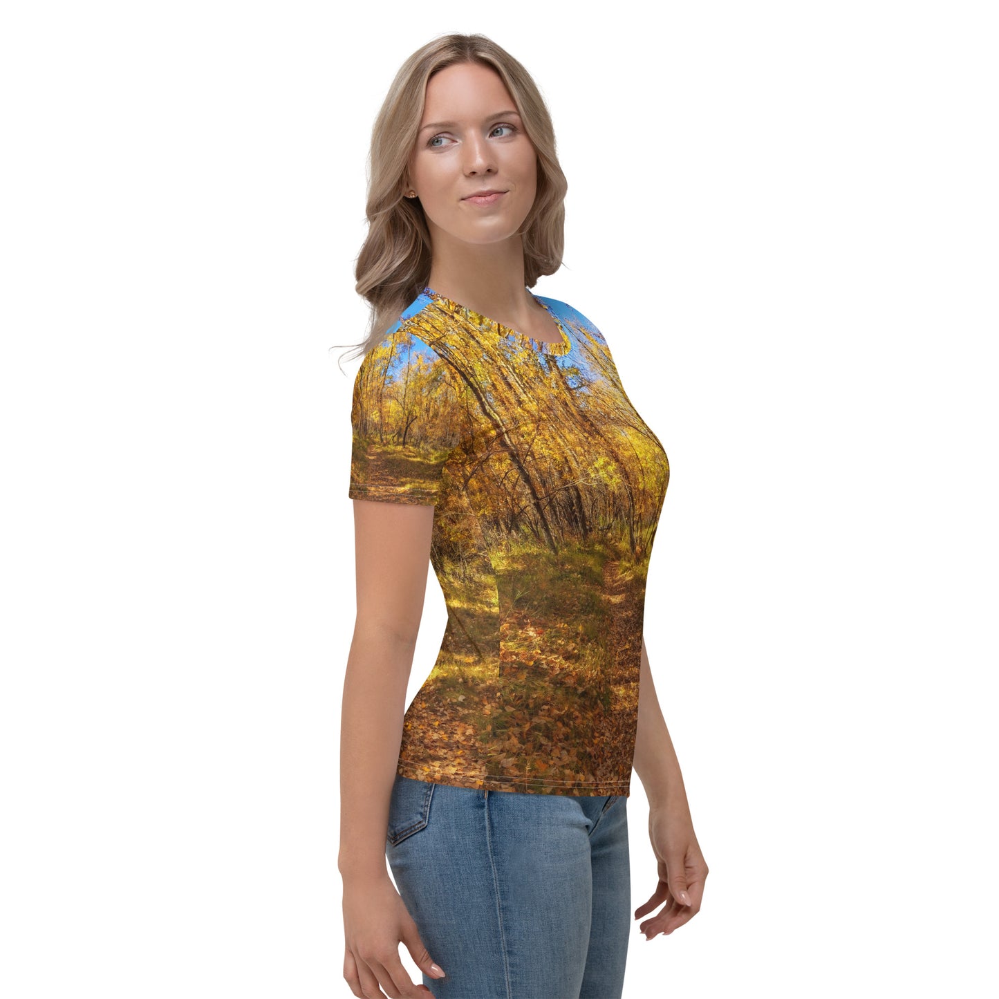Women's All-Over T-shirt - Carburn Park Fall Colours